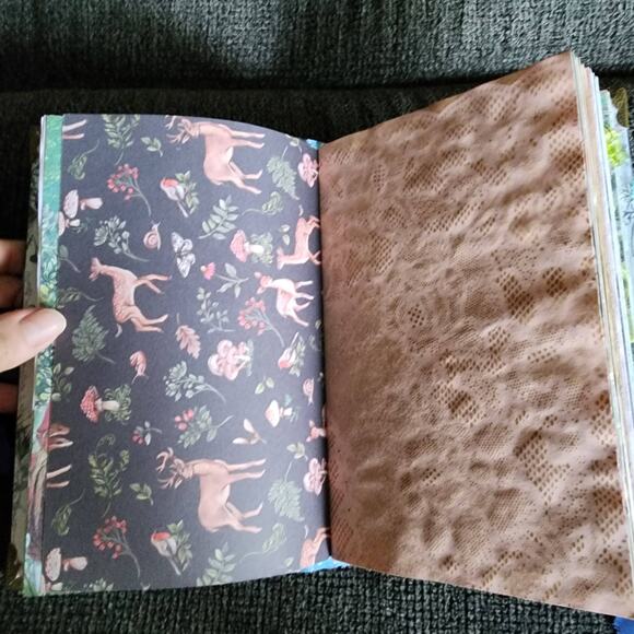 Dragon Fly/Fairy Junk Journal, 8.5in x 5.5in x 1in, 124pages - Picture 5 of 11